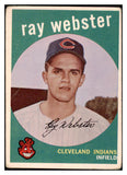 1959 Topps Baseball #531 Ray Webster Indians VG-EX 479906