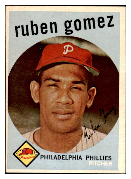 1959 Topps Baseball #535 Ruben Gomez Phillies EX-MT 479910
