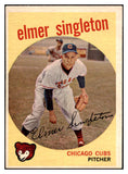 1959 Topps Baseball #548 Elmer Singleton Cubs VG-EX 479919