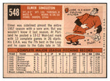 1959 Topps Baseball #548 Elmer Singleton Cubs VG-EX 479919