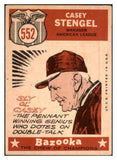 1959 Topps Baseball #552 Casey Stengel A.S. Yankees VG-EX 479920