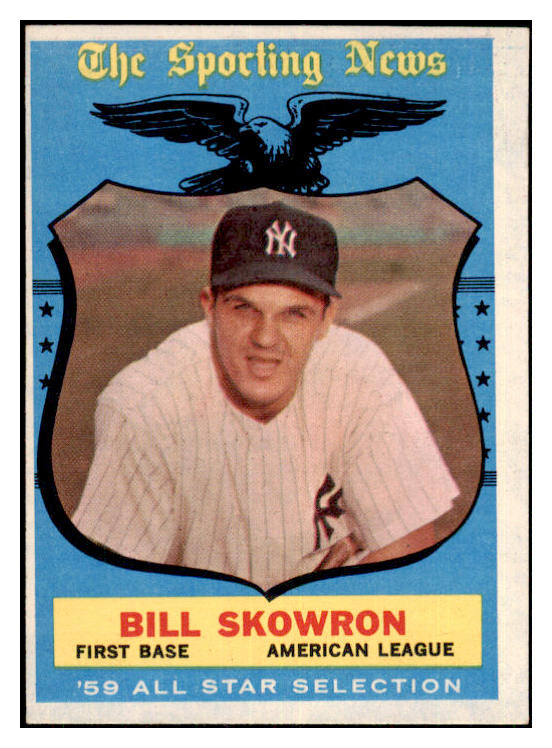 1959 Topps Baseball #554 Bill Skowron A.S. Yankees VG-EX 479922