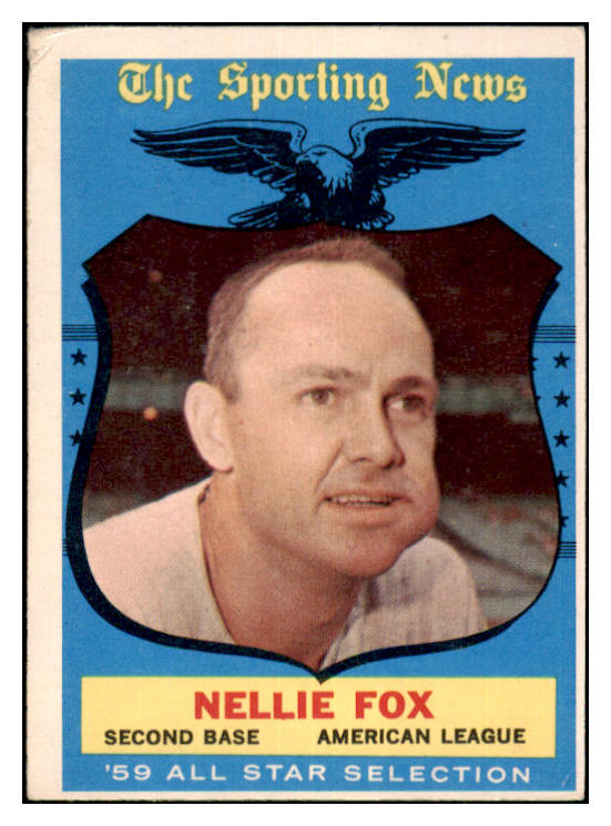 1959 Topps Baseball #556 Nellie Fox A.S. White Sox VG-EX 479924