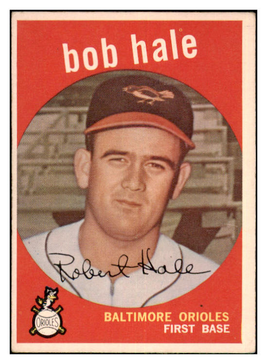 1959 Topps Baseball #507 Bob Hale Orioles VG-EX 479931