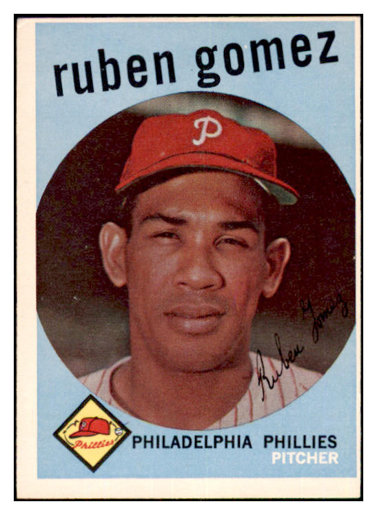 1959 Topps Baseball #535 Ruben Gomez Phillies VG-EX 479952