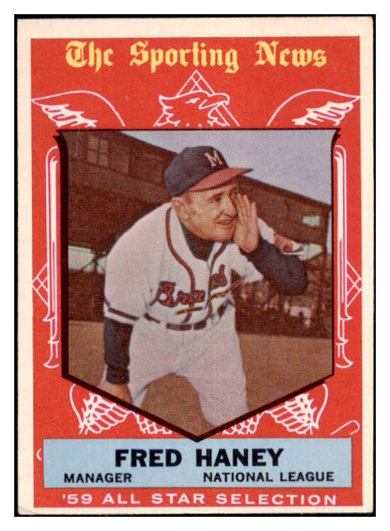 1959 Topps Baseball #551 Fred Haney A.S. Braves VG-EX 479961