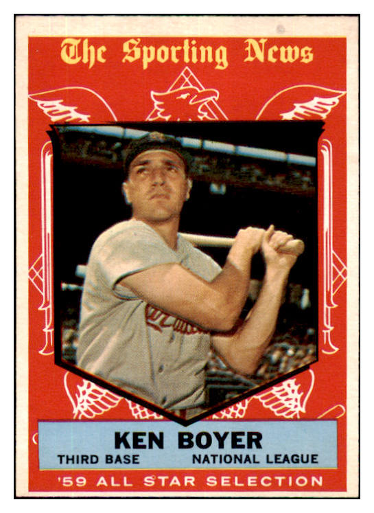 1959 Topps Baseball #557 Ken Boyer A.S. Cardinals VG-EX 479964