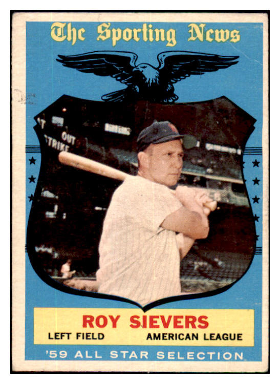 1959 Topps Baseball #566 Roy Sievers A.S. Senators VG-EX 479967