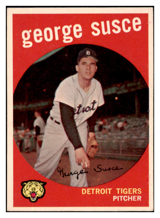 1959 Topps Baseball #511 George Susce Tigers EX 479971