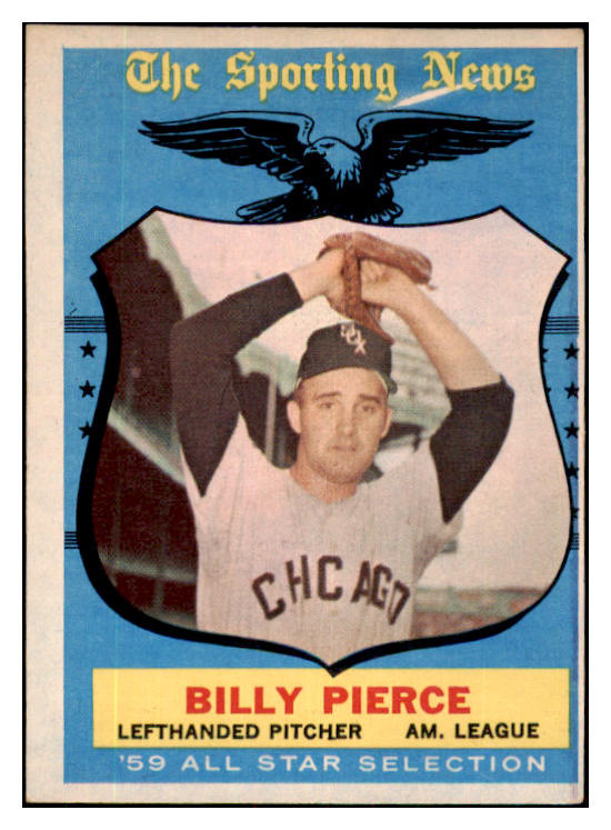 1959 Topps Baseball #572 Billy Pierce A.S. White Sox EX 479975