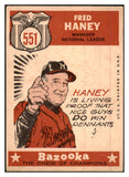 1959 Topps Baseball #551 Fred Haney A.S. Braves EX 479979