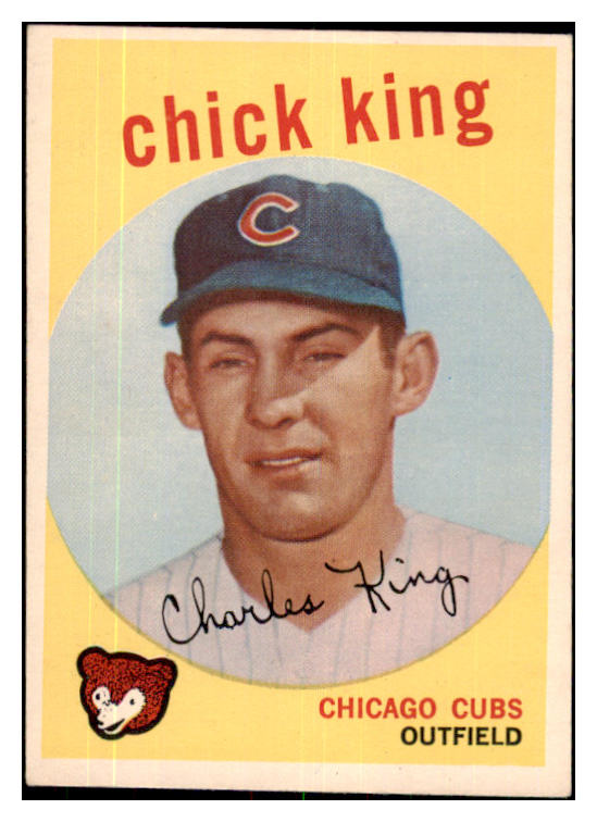 1959 Topps Baseball #538 Chick King Cubs EX 479985