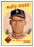 1959 Topps Baseball #530 Wally Moon Dodgers EX 479986