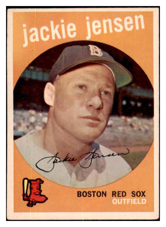 1959 Topps Baseball #400 Jackie Jensen Red Sox VG-EX 479993