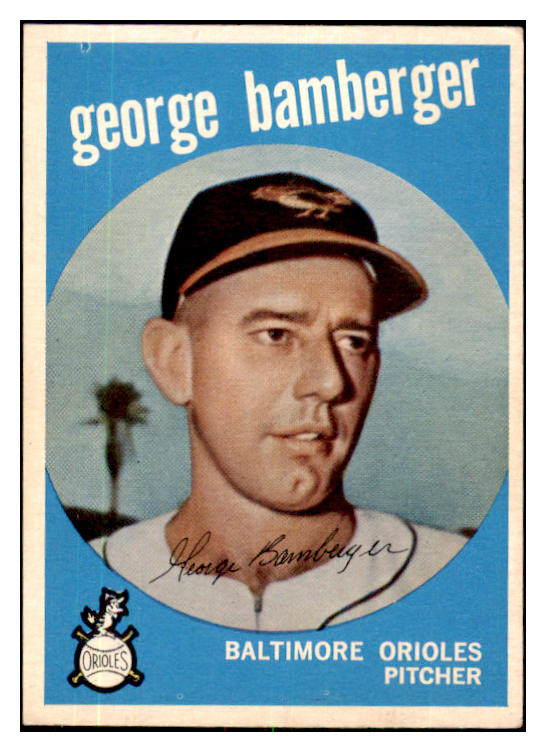 1959 Topps Baseball #529 George Bamberger Orioles VG-EX 479998