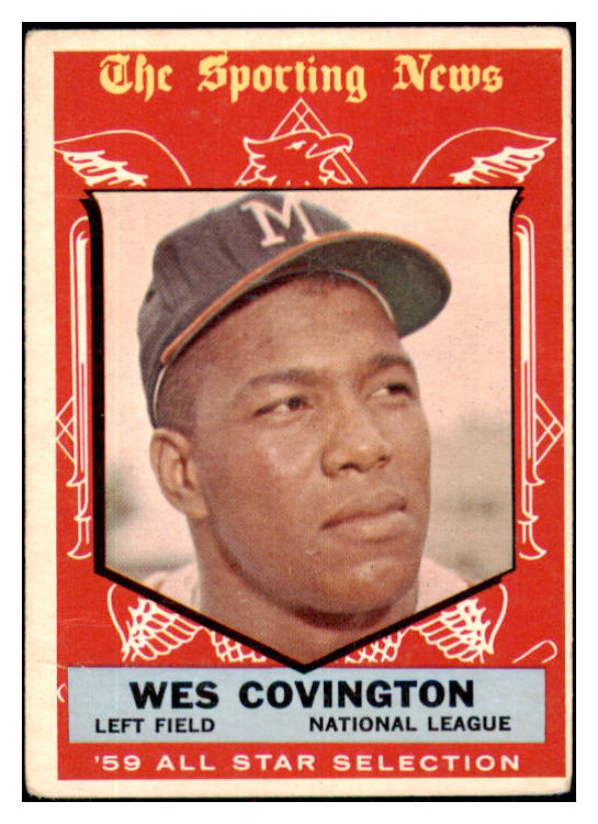 1959 Topps Baseball #565 Wes Covington A.S. Braves VG-EX 480006