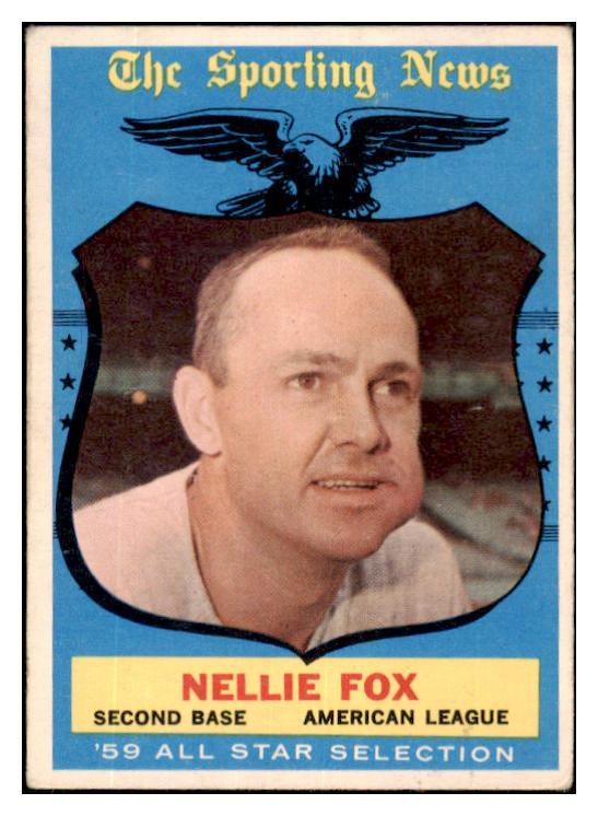 1959 Topps Baseball #556 Nellie Fox A.S. White Sox VG-EX 480009