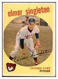 1959 Topps Baseball #548 Elmer Singleton Cubs VG-EX 480010