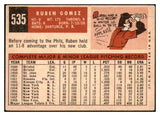 1959 Topps Baseball #535 Ruben Gomez Phillies VG-EX 480015