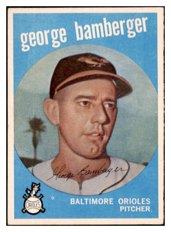 1959 Topps Baseball #529 George Bamberger Orioles VG-EX 480017