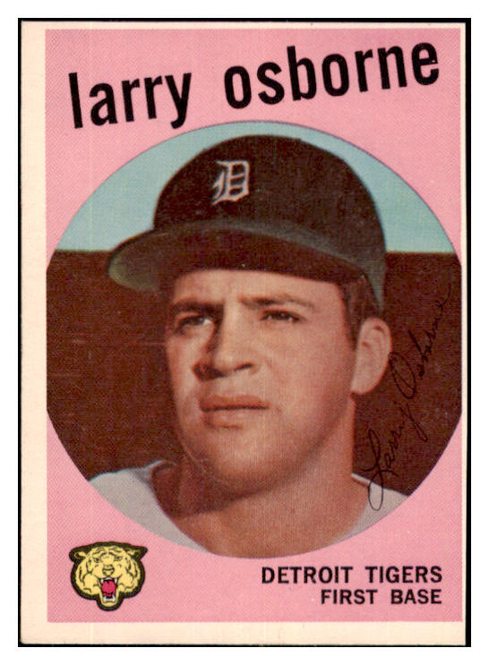 1959 Topps Baseball #524 Larry Osborne Tigers VG-EX 480021