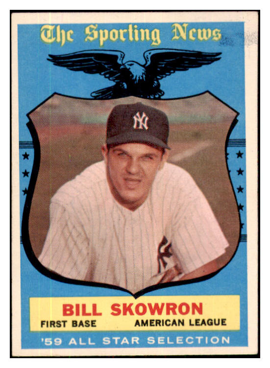 1959 Topps Baseball #554 Bill Skowron A.S. Yankees EX 480044
