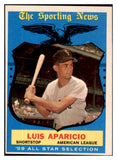 1959 Topps Baseball #560 Luis Aparicio A.S. White Sox EX 480045