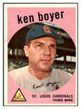 1959 Topps Baseball #325 Ken Boyer Cardinals EX 480053