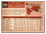 1959 Topps Baseball #544 Lee Tate Cardinals EX 480056