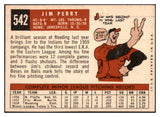 1959 Topps Baseball #542 Jim Perry Indians EX-MT 480063
