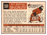 1959 Topps Baseball #531 Ray Webster Indians EX-MT 480067