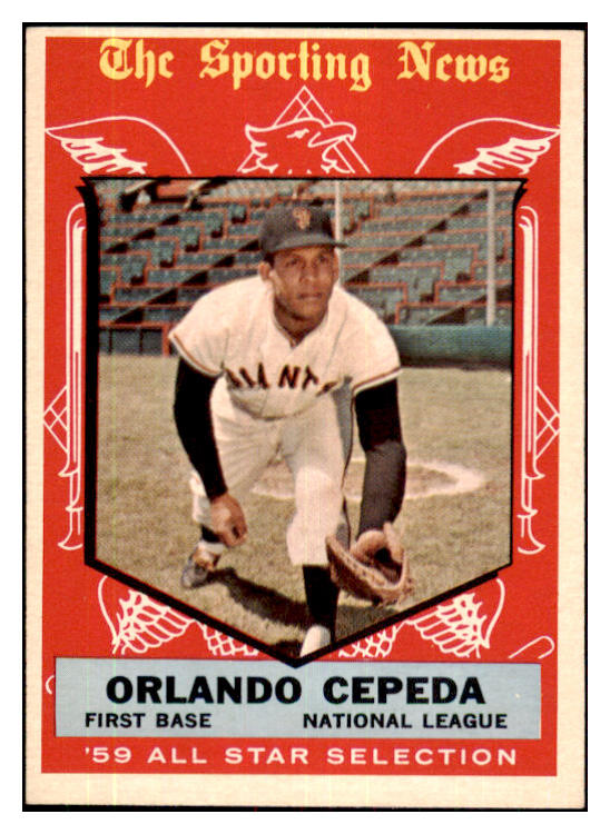 1959 Topps Baseball #553 Orlando Cepeda A.S. Giants EX-MT 480068