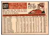 1959 Topps Baseball #527 Solly Hemus Cardinals EX-MT 480072