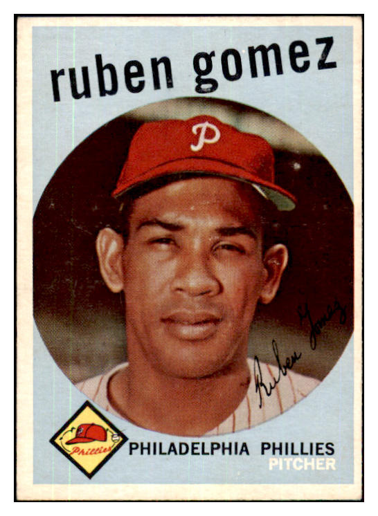 1959 Topps Baseball #535 Ruben Gomez Phillies EX-MT 480080