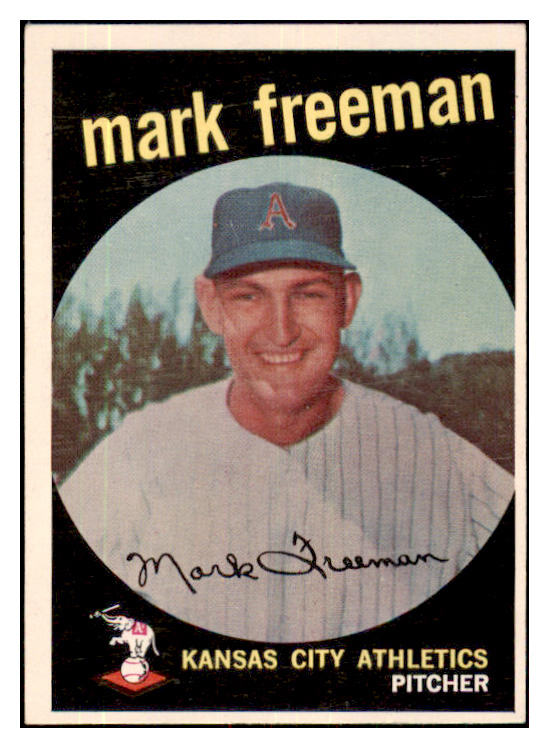 1959 Topps Baseball #532 Mark Freeman A's EX-MT 480081