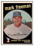 1959 Topps Baseball #532 Mark Freeman A's EX-MT 480081