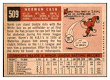 1959 Topps Baseball #509 Norm Cash White Sox VG-EX 480099