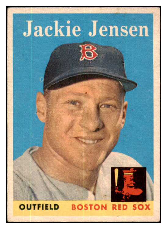 1958 Topps Baseball #130 Jackie Jensen Red Sox VG-EX 480109