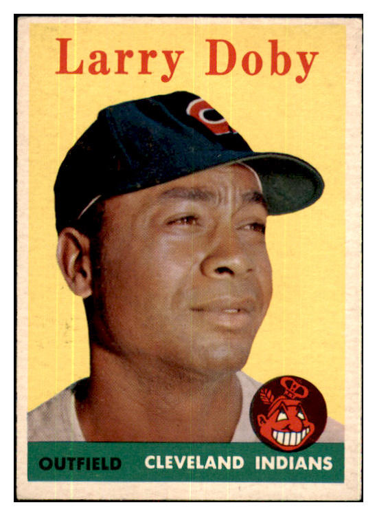 1958 Topps Baseball #424 Larry Doby Indians VG-EX 480123