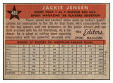 1958 Topps Baseball #489 Jackie Jensen A.S. Red Sox EX-MT 480129