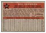 1958 Topps Baseball #477 Bill Skowron A.S. Yankees EX 480133
