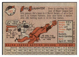 1958 Topps Baseball #142 Enos Slaughter Yankees EX-MT 480134