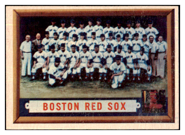 1957 Topps Baseball #171 Boston Red Sox Team NR-MT 480136