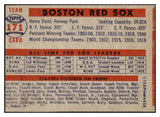 1957 Topps Baseball #171 Boston Red Sox Team NR-MT 480136