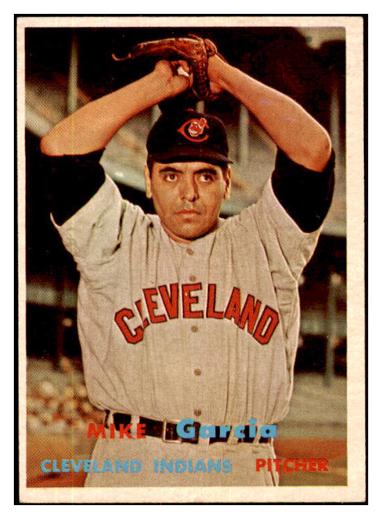 1957 Topps Baseball #300 Mike Garcia Indians EX-MT 480177