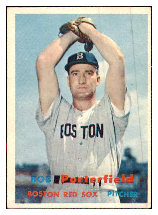 1957 Topps Baseball #118 Bob Porterfield Red Sox EX 480183