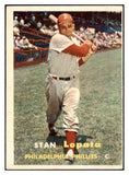 1957 Topps Baseball #119 Stan Lopata Phillies EX 480184