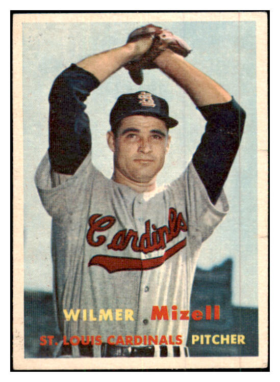 1957 Topps Baseball #113 Wilmer Mizell Cardinals EX-MT 480188
