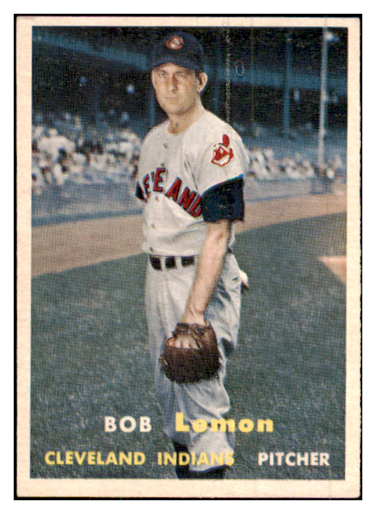 1957 Topps Baseball #120 Bob Lemon Indians EX-MT 480191