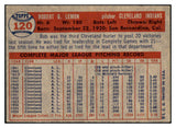 1957 Topps Baseball #120 Bob Lemon Indians EX-MT 480191